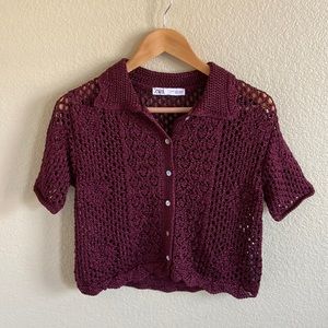 Zara cropped shrug size medium